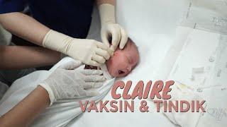 PANIKNYA DADDY! | Claire Mau Vaksin & Tindik