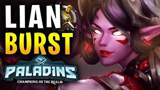 LIAN HUGE COMBO QUADRA! - Paladins Gameplay Build