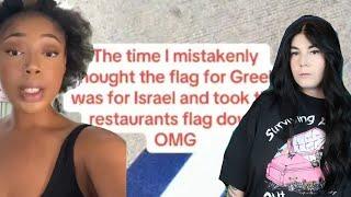 The woman who ripped the wrong flag