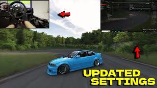 New And Updated Steering Wheel Drift Settings - Assetto Corsa T300RS GT Drfit Settings (2023)
