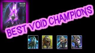 RAID: Shadow Legends | Best Void Champions in RAID and rated in all areas!