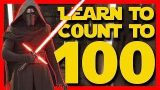 1⃣0⃣0⃣ Learn To Count To 100 With Kylo Ren  Star Wars Superhero Sing Along Songs 