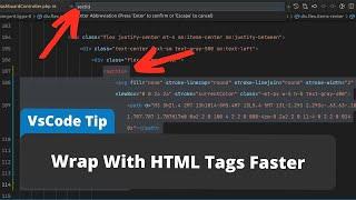 VSCode Tip #1 - Wrap With Abbreviation