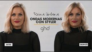 Cómo hacer ondas modernas con plancha | Tutorial ghd platinum+