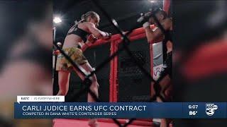 MMA fighter Carli Judice earns UFC contract