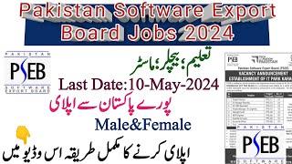 Pakistan Software Export  Board Jobs 2024 - PSEB Jobs 2024 Online Apply - How To Apply