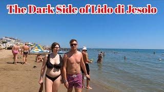 The Dark Side of Lido di Jesolo Beach : Beach Walk