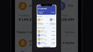 Flutter CRYPTO app ui design  #dart #flutter #fluttercoding #flutterdev #mobileappdevelopment