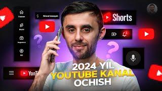  2024 YILDA AMERIKAN YOUTUBE KANAL OCHISH   //  HOLITECH BU JUDA OSON // AMERICAN YOUTUBE 