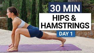 30 Min Yoga Flow | Hips & Hamstrings | Day 1 - 30 Day Yoga Challenge