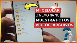 Mi Celular o Memoria no muestra Fotos, Videos  No Aparecen Mis ARCHIVOS de la SD en la Galeria 