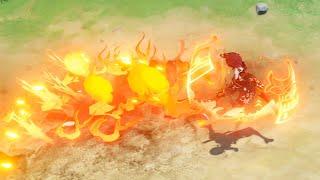 Heizou doing the Firebending. Finally, Avatar in Genshin Impact