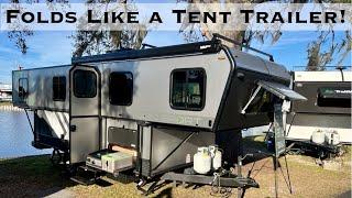 Trail Manor 2720 Sport | Folding Travel Trailer RV that Camps Big & Tows Small | Unique Caravan!