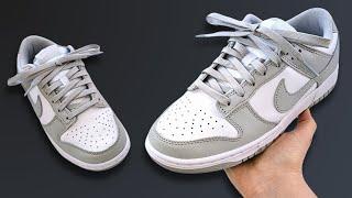 HOW TO LACE NIKE DUNK LOWS (STANDARD WAY)