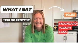 WHAT I EAT IN A DAY | Mounjaro Weight Loss | Whole Food, High Protein