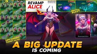 A BIG UPDATE IS COMING | REVAMPED ALICE | NEW TURRET SKINS | SUYOU & PHOVEUS BUFF