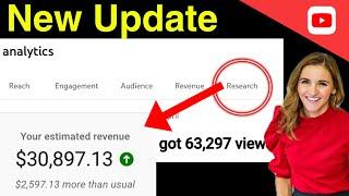 How to Use the NEW Research Tab on YouTube Analytics! Understand Search Insights (Keyword Strategy)