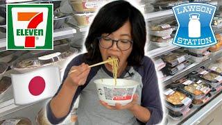 7-11 Japan & Lawson KONBINI Taste Test -- Japanese Convenience Store FOOD