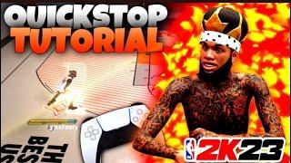 HOW to QUICKSTOP / PEAK IN NBA 2K23 W/ HANDCAM  BECOME AN ELITE GUARD in 30 min