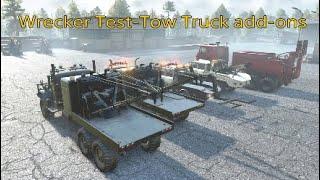 [Wrecker Test-Tow Truck add-ons] Snowrunner Truck Test