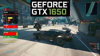 Cyberpunk 2077 - GeForce GTX 1650 4GB & Intel Core™ i5-9400F 4.10GHz Live Benchmark Test