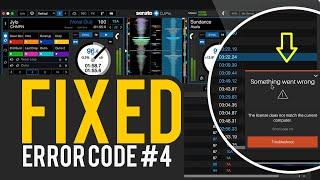 How to Fix  Error Code #4 (The License does not match the current Computer) #seratodjpro