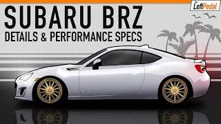 Subaru BRZ / Scion FR-S / Toyota GT86 - Details & Specs