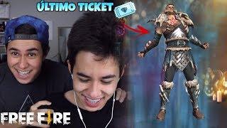 GANHEI A ROUPA ERA DO GELO NO ÚLTIMO TICKET DO FREE FIRE! (não acreditei)