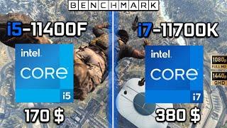 Intel i5-11400F vs i7-11700K // Test in 8 Games // RTX 3090