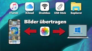 Bilder, Fotos & Videos von iPhone auf PC übertragen und von PC auf iPhone (iTunes, iCloud, Kabel)