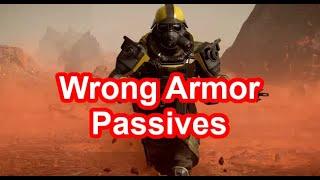 Helldivers 2 Wrong Armor Passives