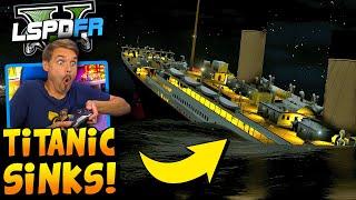 GTA 5 LSPDFR  Titanic Sinking in the Ocean! #LSPDFR #GTA5LSPDFR #GTA5RealLifeMod