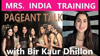 MRS. INDIA TRAINING INTRODUCTION with Bir Kaur Dhillon MRS. INDIA 2021 Registration @www.mrsindia.in