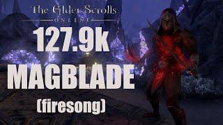 ESO - Magicka Nightblade PvE 127.9k DPS Build - Firesong (U36)