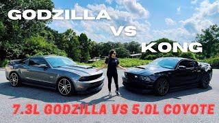 GODZILLA VS KONG | 7.3L VS 5.0L | BATTLE OF THE MUSTANGS