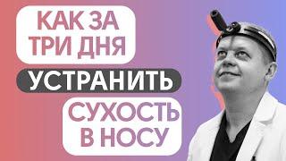 Сухость в носу - очень частая и актуальная проблема.