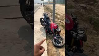 Dangerous bike accident on highway #accidentnews #bike #youtubeshorts #viral #minivlog #trending