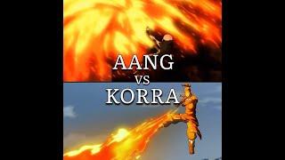 Aang vs Korra