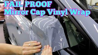Vinyl Wrap A Side Mirror Cap | Subaru STI
