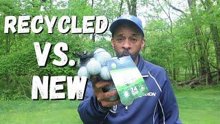 RECYCLED Vs. NEW Golf Balls | CLEAN GREEN REVIEW