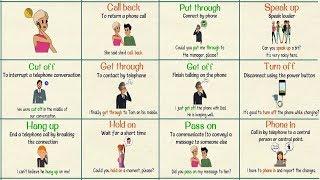 Telephone Phrasal Verbs: 12 Important Phrasal Verbs for Telephone Conversations