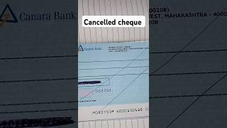 how to make cancel cheque | कैंसिल चेक कैसे बनाएं #cancelcheque #bankingtips #infoera