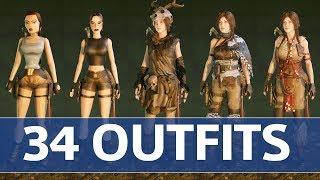 Shadow of the Tomb Raider - All 34 Outfits & Costumes Showcase