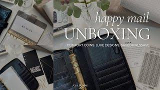 New Cash Envelopes + Wallet Setup | Happy Mail from Comfort Coins, LuxeDesigns, and SavedGirlsSave