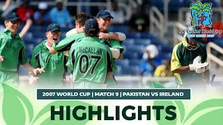 Irish men make history | Pakistan vs Ireland 2007 World Cup Highlights