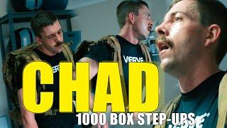 CrossFit® Workout Of The Day 'CHAD' | Hero Workout (1000 Box Step-ups With a 20kg Ruck Sack)