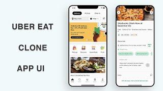 Flutter UI - UberEats Clone App UI - Part I - Speed Code