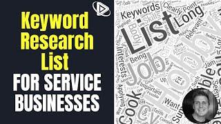 Keyword Research List for Service Businesses | Google Ads