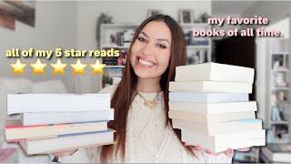 every book i’ve given 5 stars! (my all time favorite reads) ⭐️