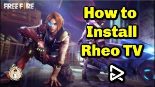 How to Install Rheo TV App on your Mobile for FreeFire Giveaway #CCG